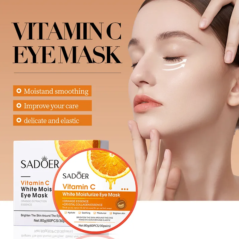 SADOER set de mascarillas para contorno de ojos con Vitamina C  80g (60pcs/30pairs)  DR127