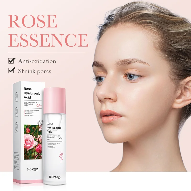 BIOAOUA tónico facial con ácido hialurónico y esencia de rosas 100ml cod.DR090