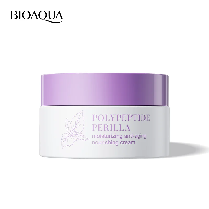 BIOAQUA Crema hidratante facial antienvejecimiento con estracto de Perilla 60g cod.DR112